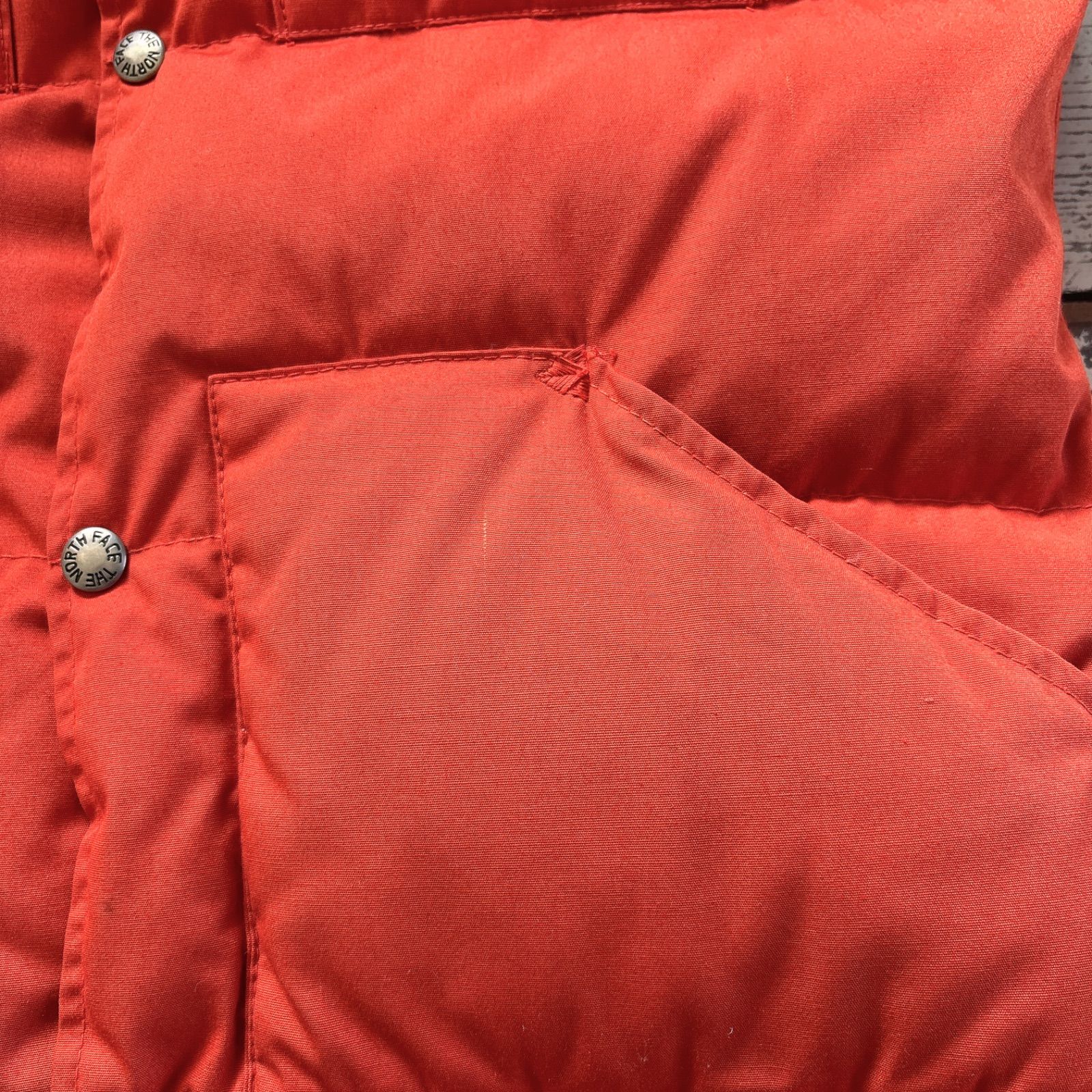 THE NORTH FACE ノースフェイス ダウンベスト 茶タグ 70s ヴィンテージ 