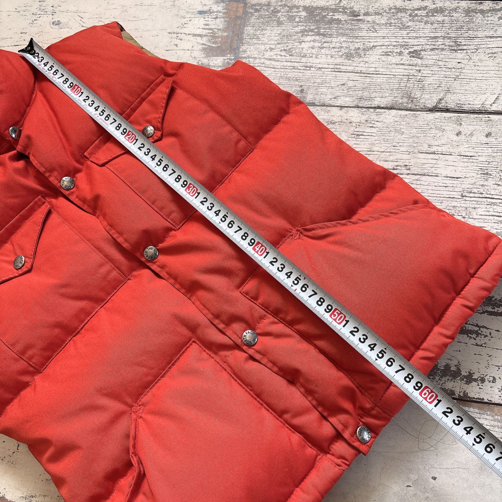 THE NORTH FACE ノースフェイス ダウンベスト 茶タグ 70s ヴィンテージ 