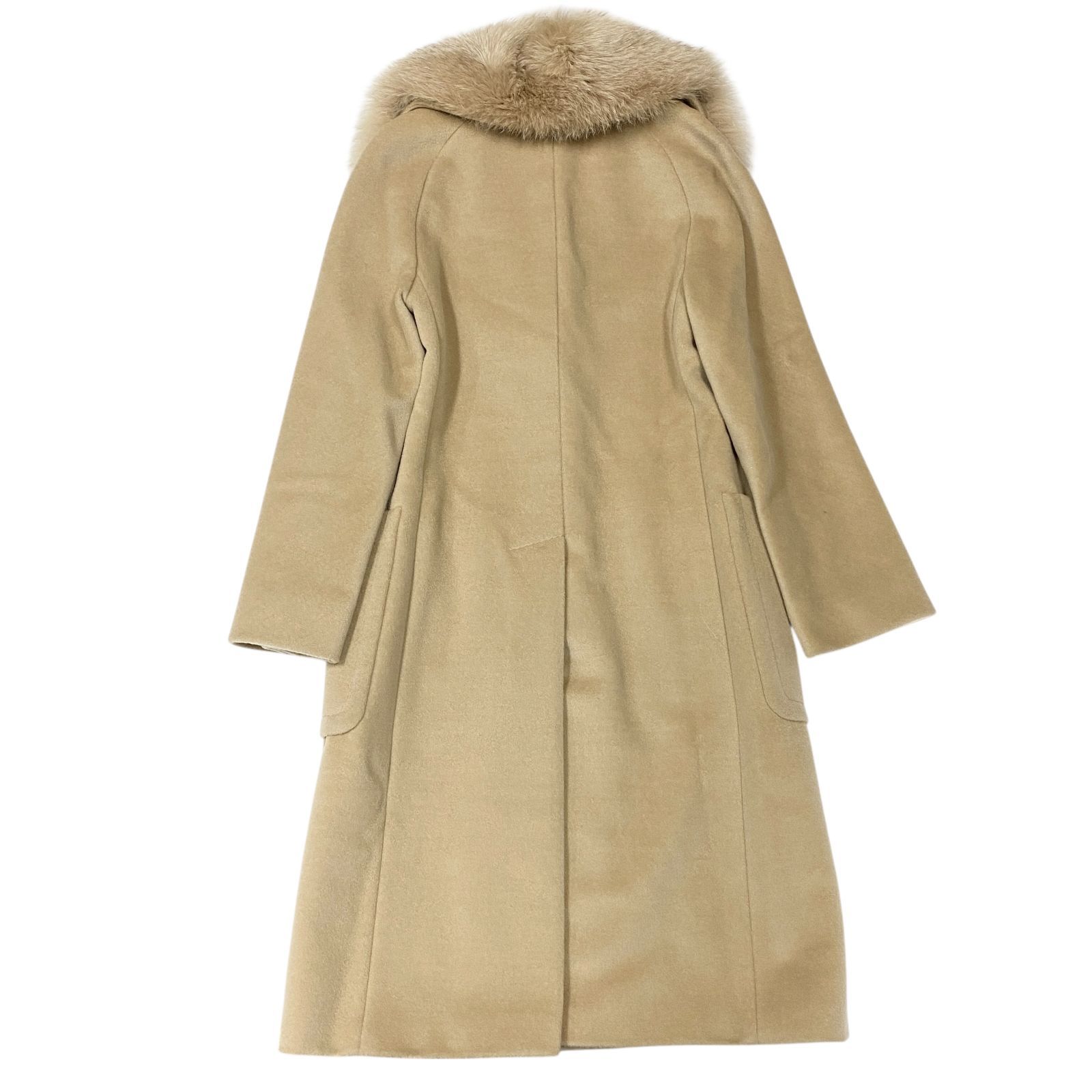 美品 MAXMARA マックスマーラ ロングコート ヴァージンウール100