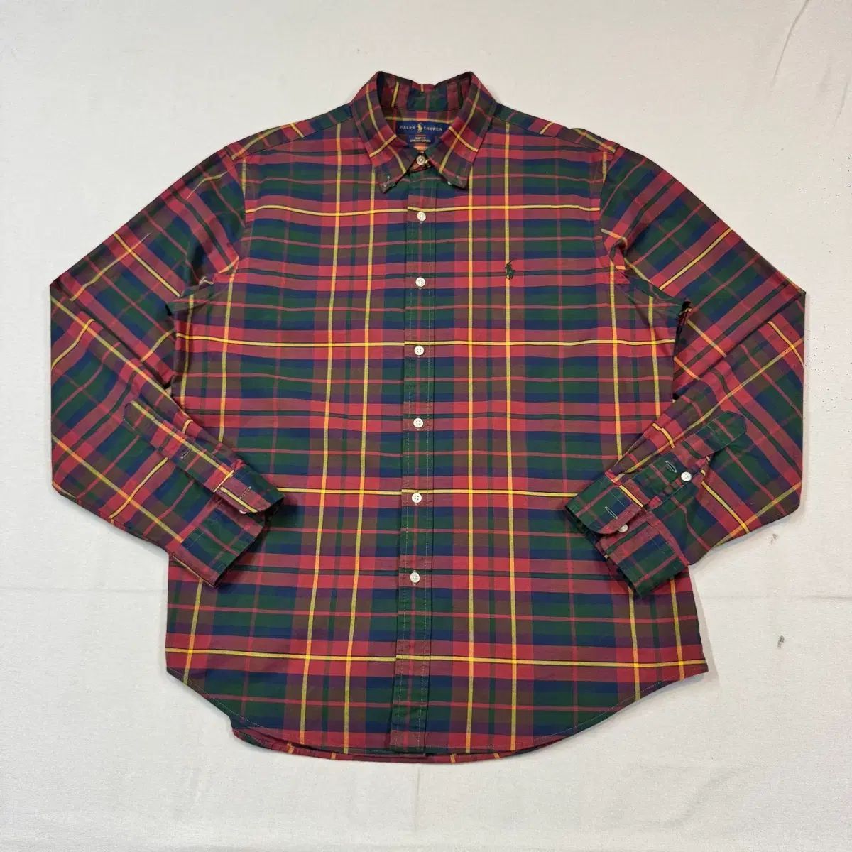 XL ポロラルフローレン チェック オックスフォードシャツ スリムフィット
