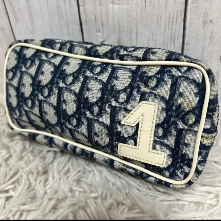 Christian Dior クリスチャンディオール ポーチ ネイビー ディオール