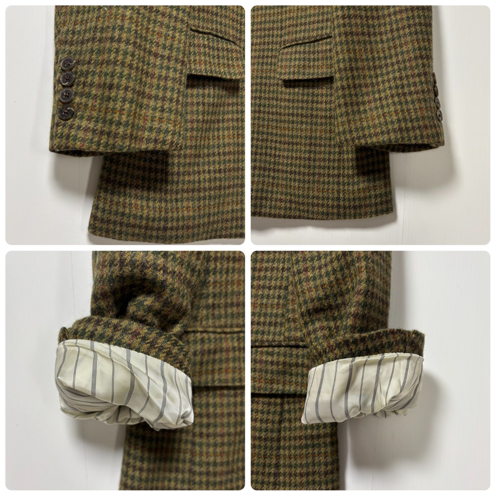 Aquascutum アクアスキュータム テーラードジャケット 総裏 サイド