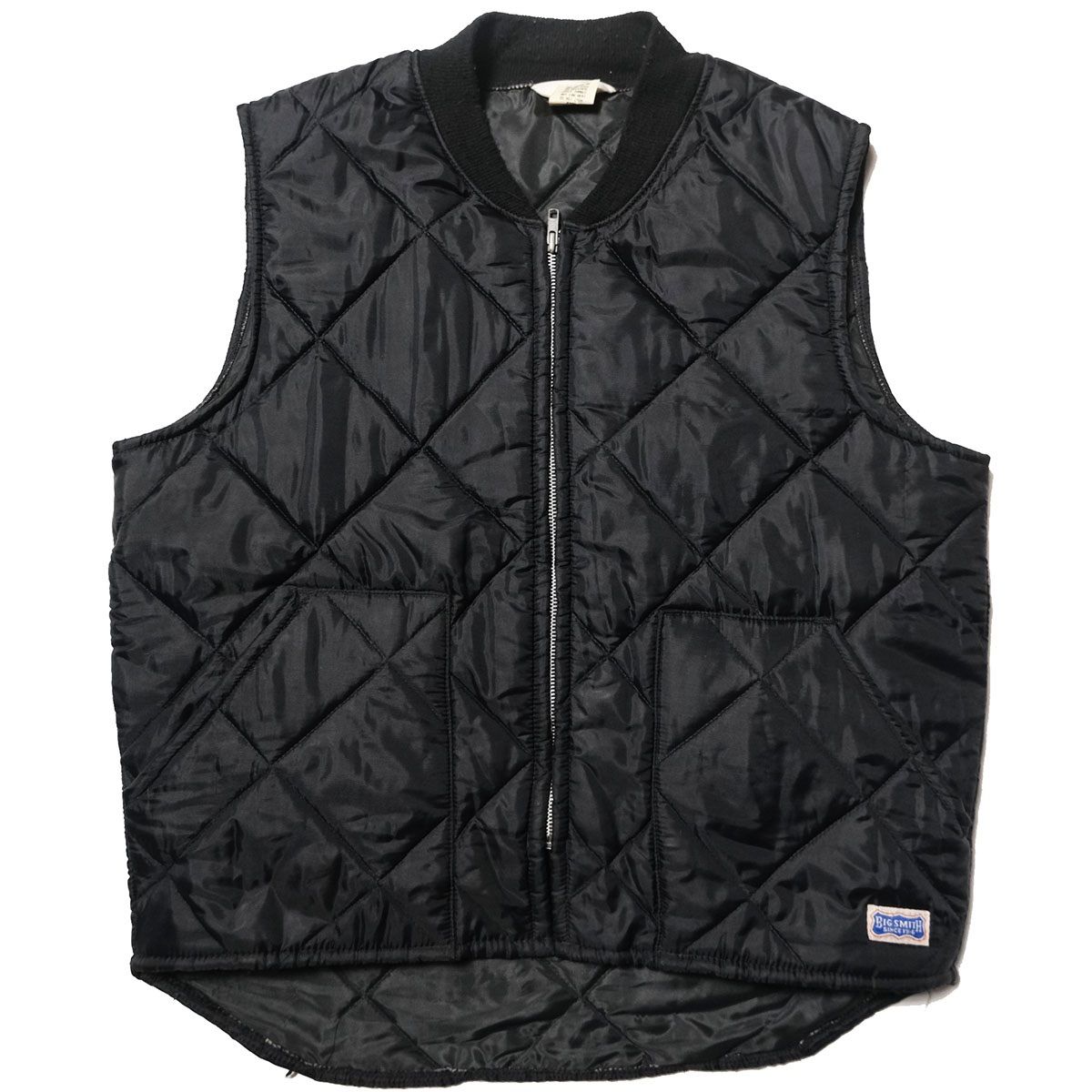 80's USA製 ビッグスミス 中綿 ダイヤモンド キルティング ナイロン