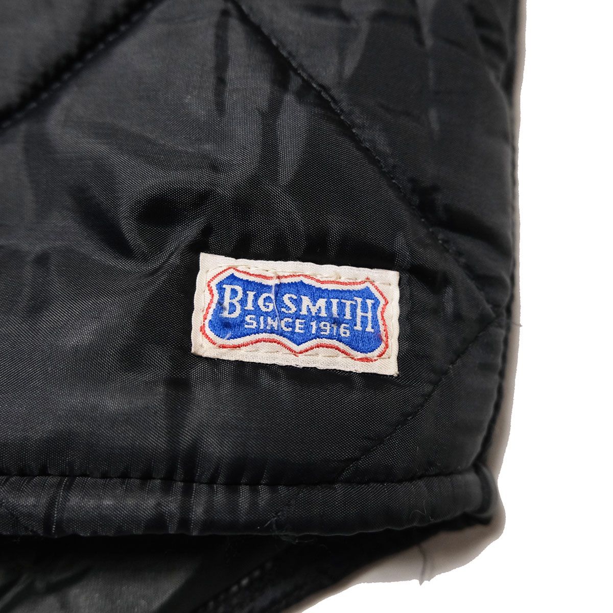 80's USA製 ビッグスミス 中綿 ダイヤモンド キルティング ナイロン