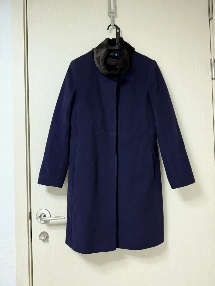 ローレン プロ ネイビー ウール コート