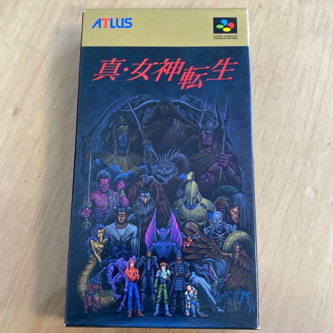 真・女神転生 スーパーファミコン ゲームソフト 説明書付き - メルカリ