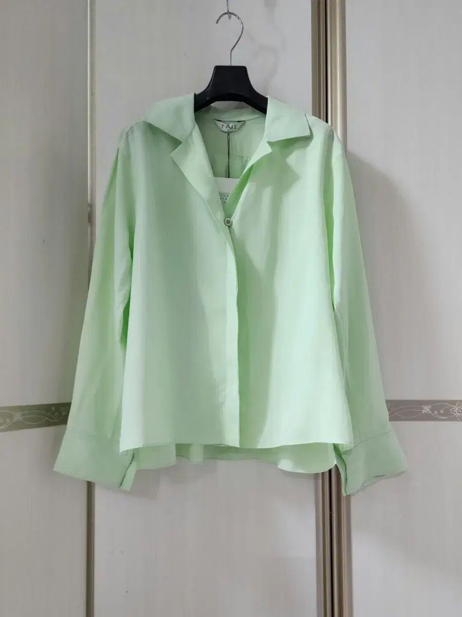 ハンサムタイムオープンカラーシャツ