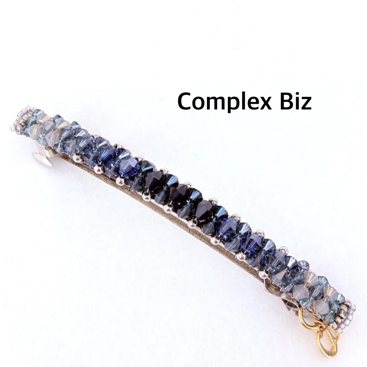 Complex Biz コンプレックスビズ スワロフスキー　ヘアバレッタ ☆Complex Biz コンプレックスビズ スワロフスキー クリスタルバレッタ