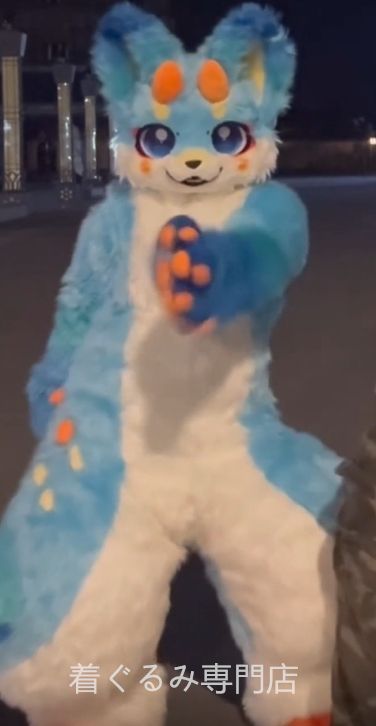 猫 ファースーツ マスク 着ぐるみセット ケモノ ファースーツ 全頭