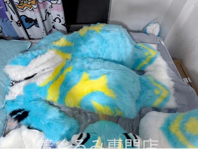 猫 ドラゴン ファースーツ マスク 着ぐるみセット ケモノ ファースーツ