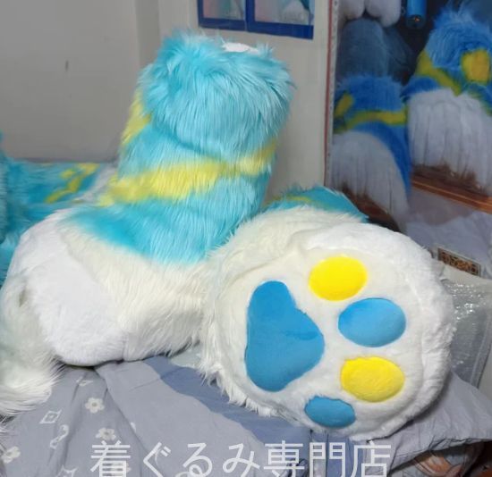 猫 ドラゴン ファースーツ マスク 着ぐるみセット ケモノ ファースーツ