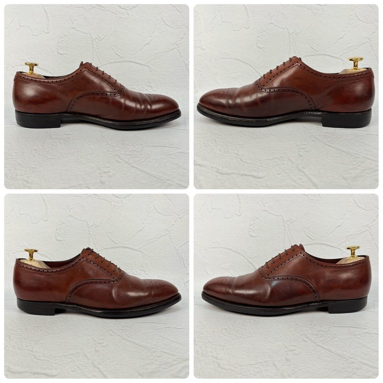 クロケットアンドジョーンズ ハンドグレードセミブローグ