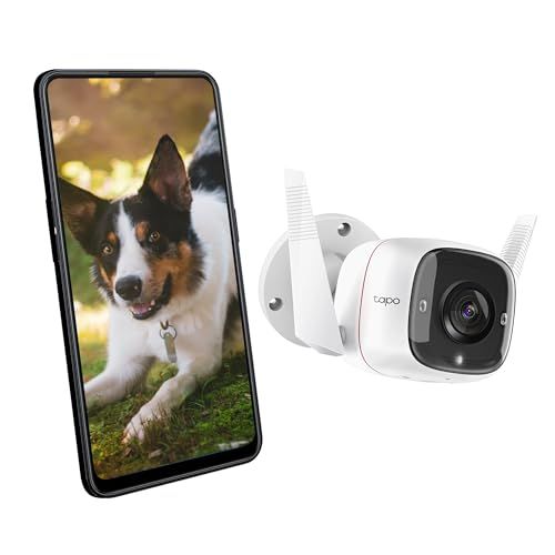 TP-Link WiFi ネットワークカメラ 屋外カメラ 300万画素 IP 66防水 防塵 防犯カメラ 音声通話 3年保証 Tapo TC 65 d 727240 e