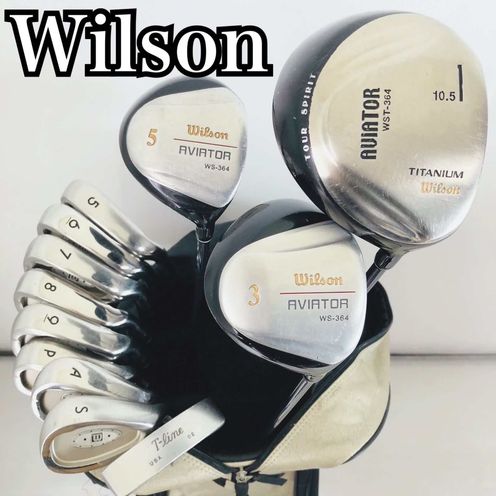 Wilson ウィルソン AVIATOR アビエイター メンズ ゴルフ クラブ セット 