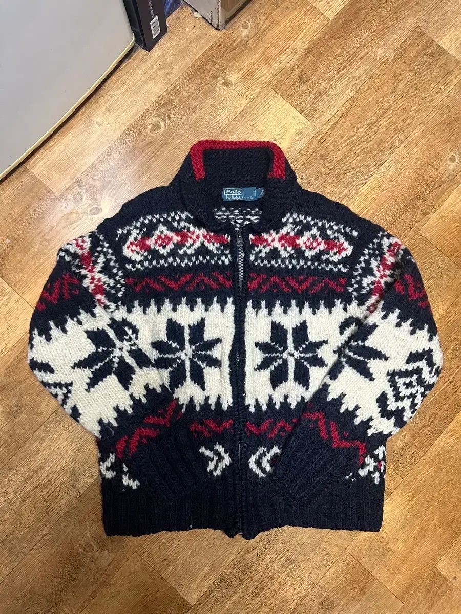 ヴィンテージ POLO ラルフローレン カウチン スウェット