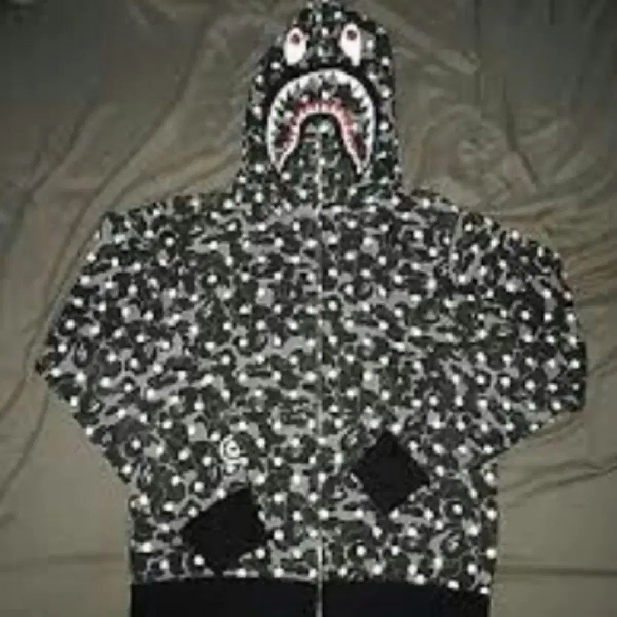 A BATHING APE アベイシングエイプ ドット シャーク ジップアップ