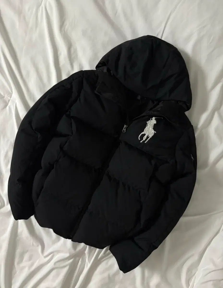 POLO RALPH LAUREN ポロラルフローレン ビックポニー ショートダウン ブラック ヴィンテージ ダックダウン