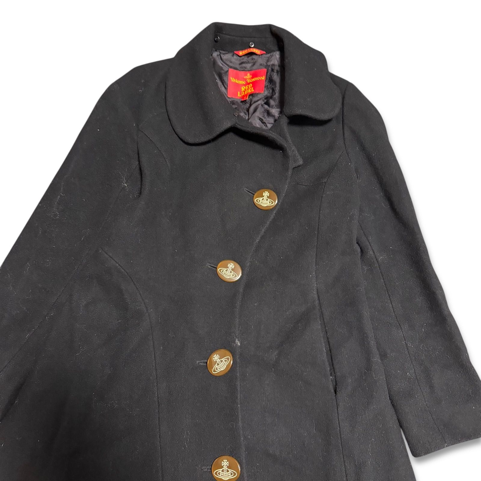 ヴィヴィアンウエストウッドレッド　半袖　ジャケット　オーブボタン ヴィヴィアンウエストウッドレッド 半袖 ジャケット オーブボタン