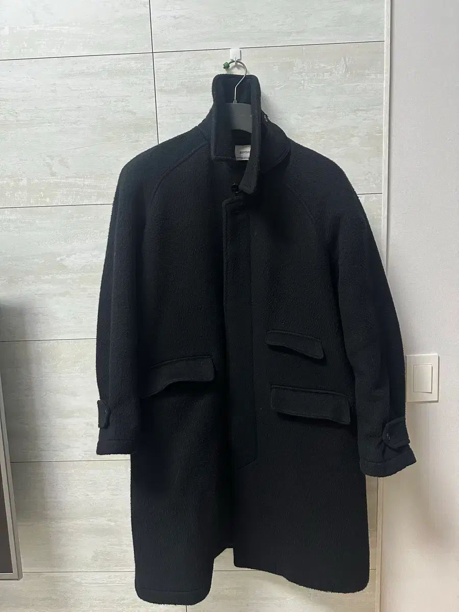 8 division ハイネック ウール アルパカ ロング パーカ