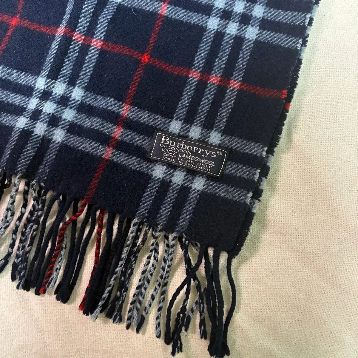 BURBERRY バーバリー ラムウール CHECK チェック マフラー