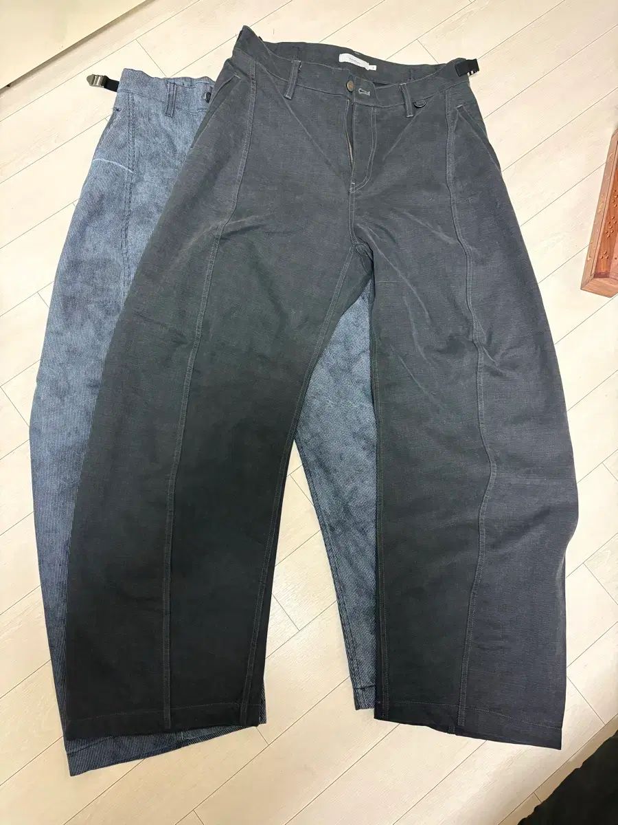 AREUBAN アルバン コア カーブ パンツ ブルー