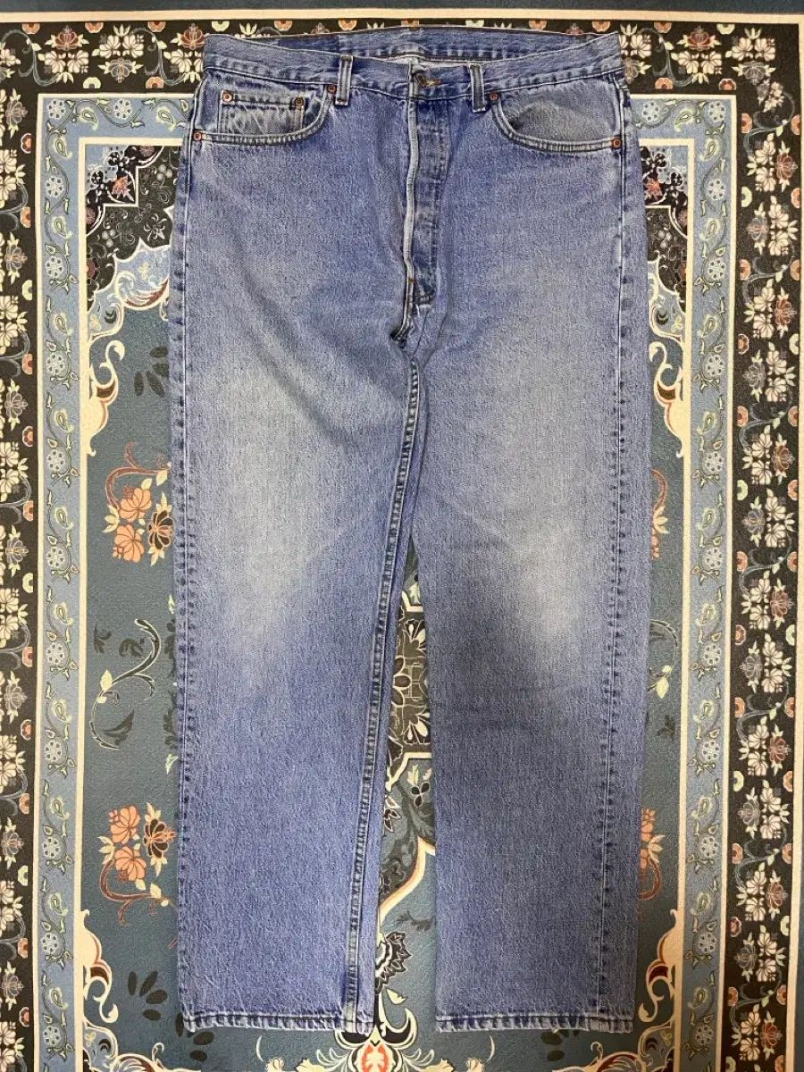 90s 米国製 Levi's リーバイス 501 ジーンズ W33相当 釦裏501 DENIM