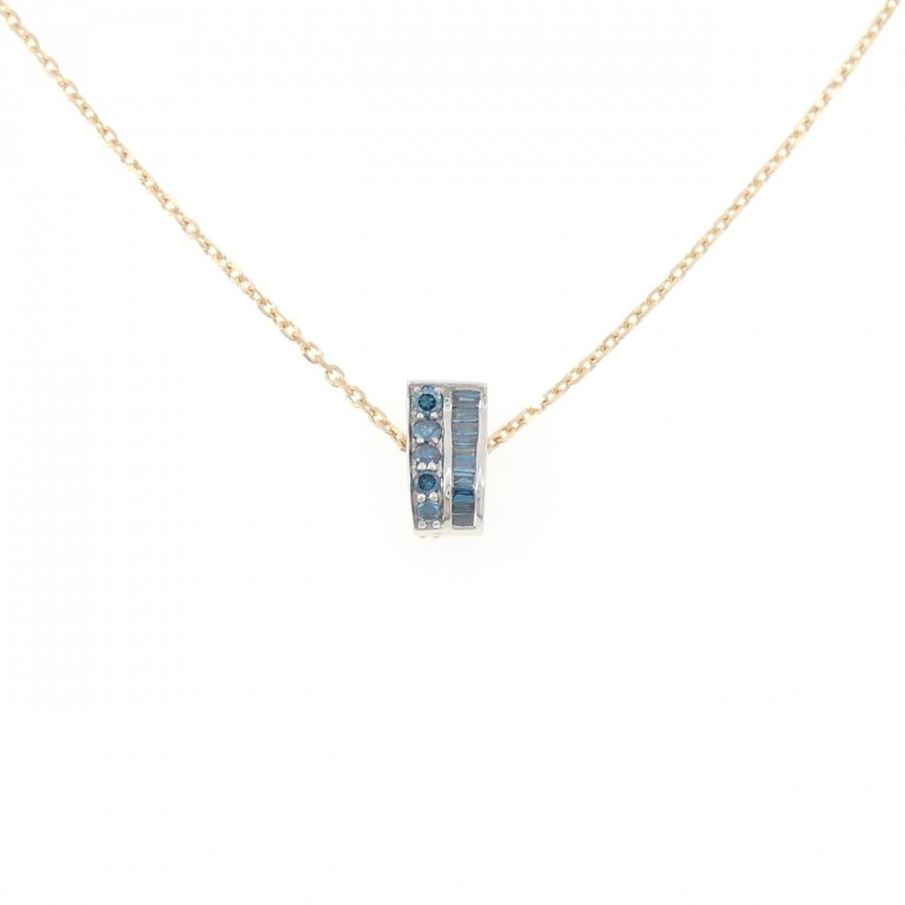 ジーエスティービー ダイヤモンド ネックレス 0.37 CT