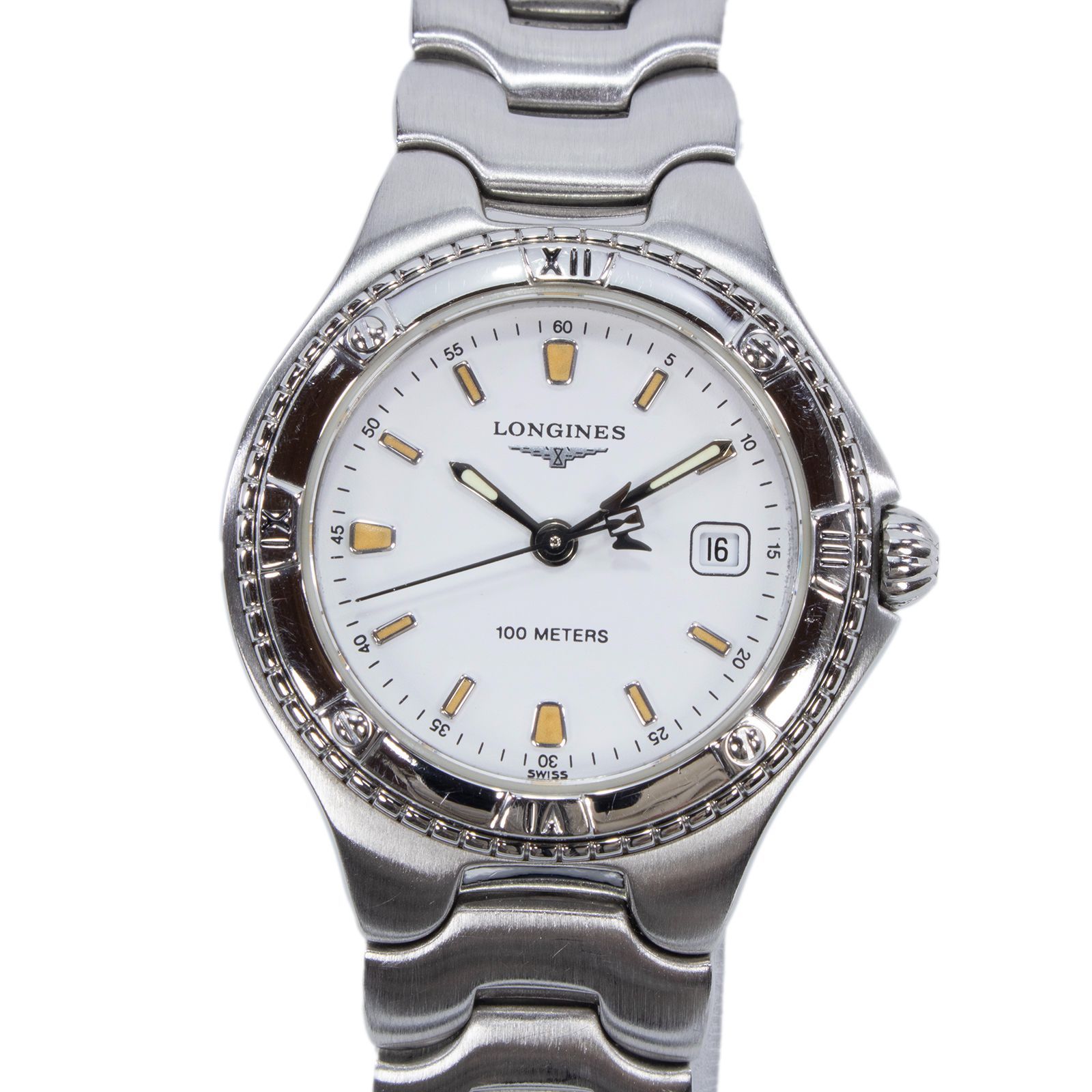 稼働品 送料無料 ロンジン 腕時計 クォーツ 3針 レディース L3.112.4