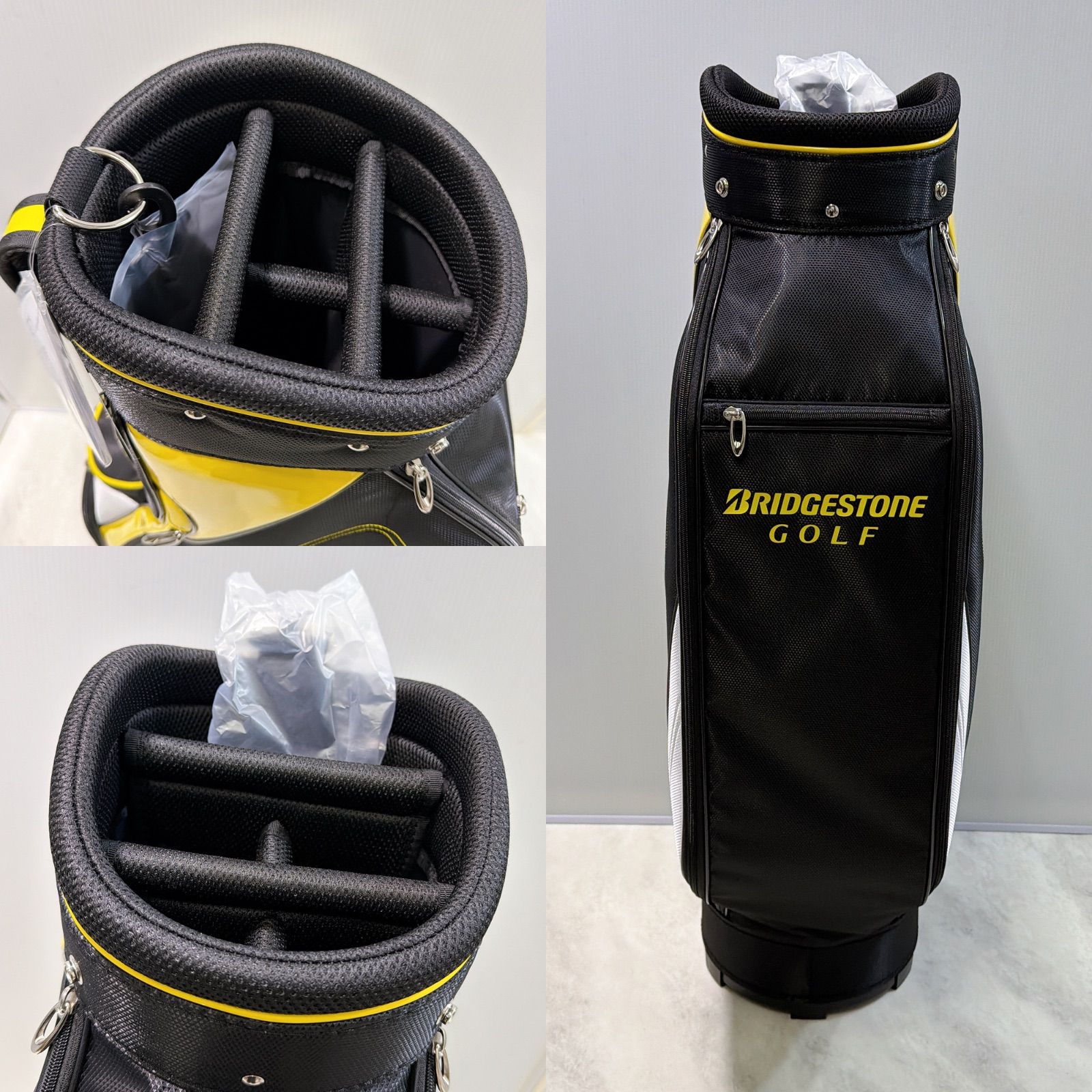 未使用】BRIDGESTONE キャディバッグ ブリヂストン ゴルフ ブラック