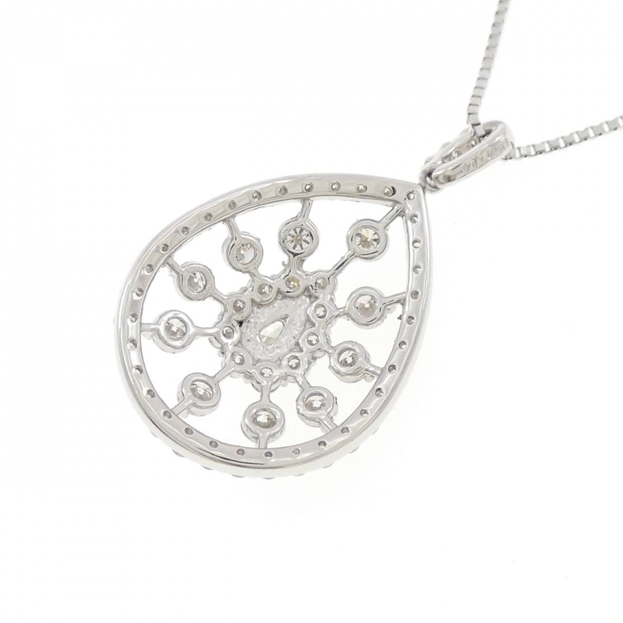 PT900/PT850 ダイヤモンド ネックレス 1.00CT - メルカリ
