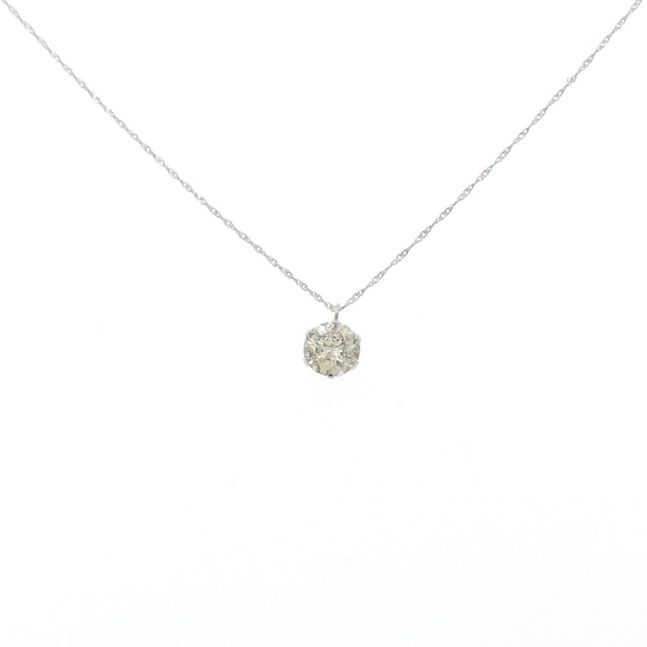 PT 900|PT 850 ソリティア ダイヤモンド ネックレス 0.90 CT