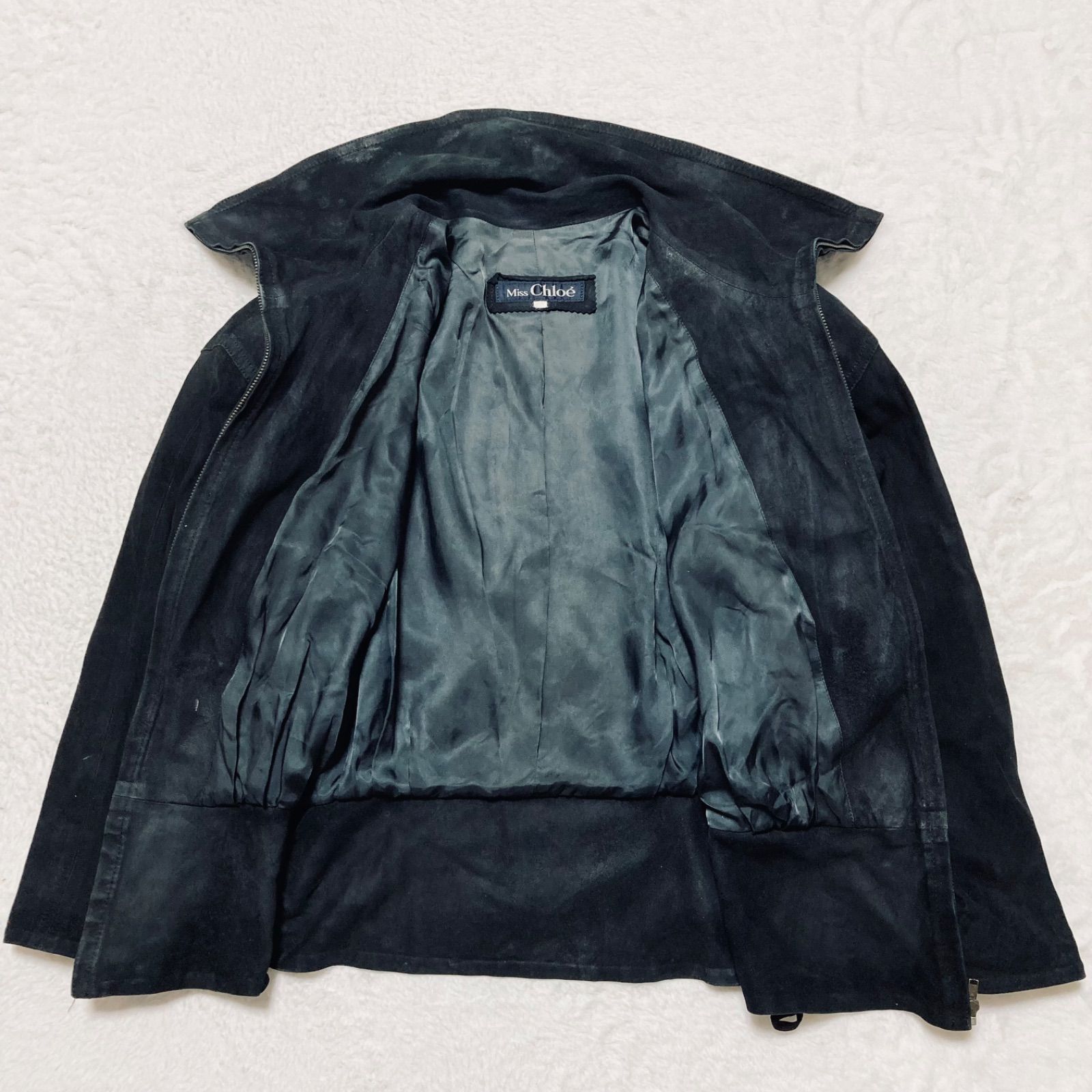 初売り!!】 Miss Chloe 本革 レザー コート 40 L ミスクロエ 初