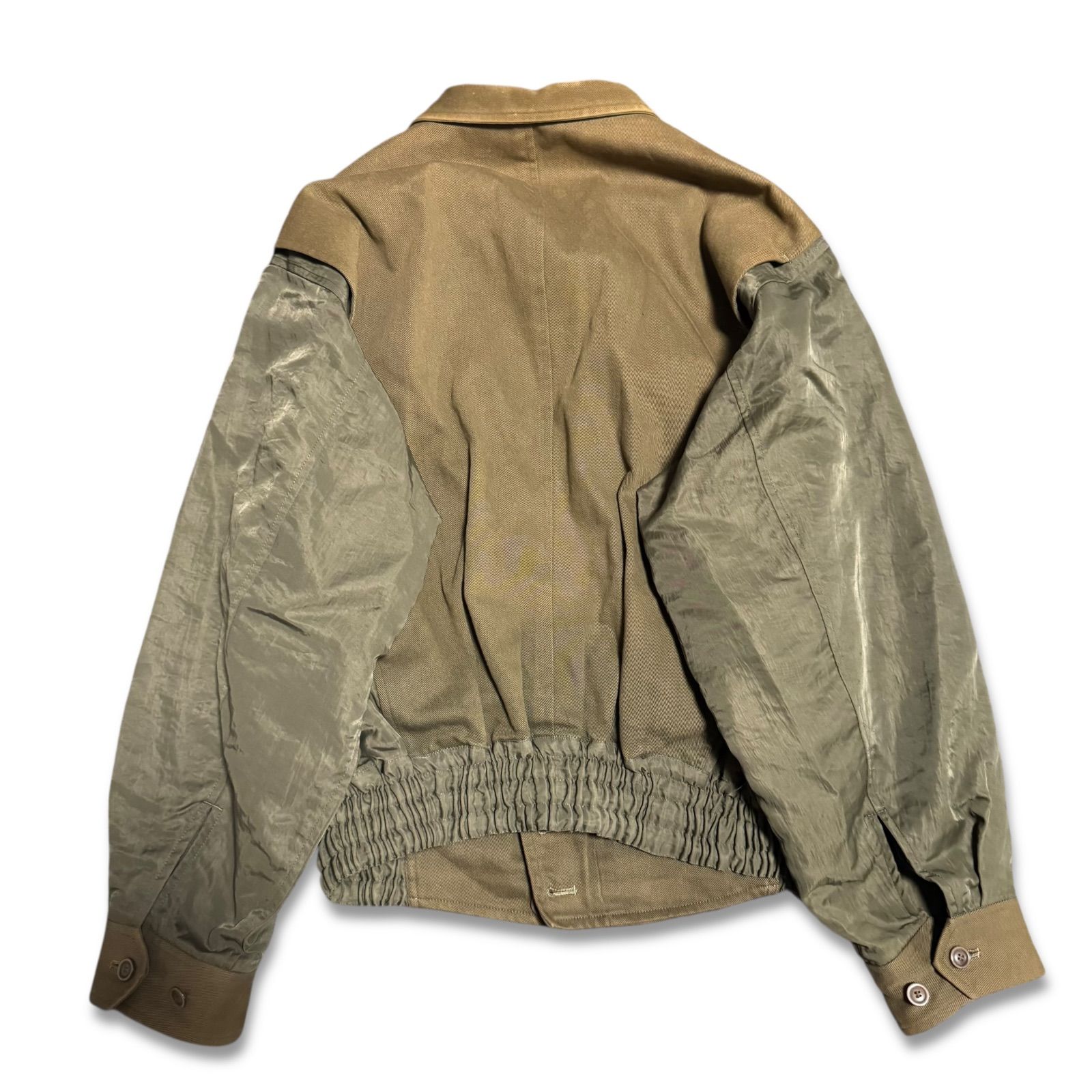 ISSEY MIYAKE レア ダウンジャケット カーキ 中古・古着通販】ISSEY MIYAKE MEN (イッセイミヤケメン) リバーシブル