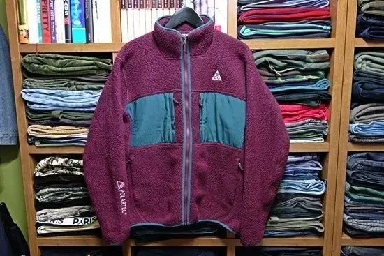 Nike ACG ナイキ アークティック ウルフ フルジップアップ フリース マルーン M 100