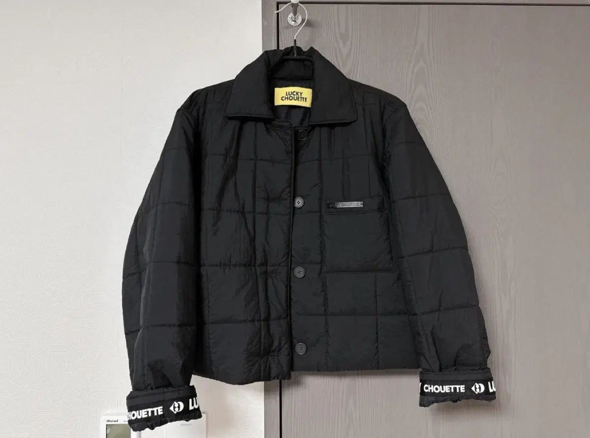 LUCKY CHOUETTE ラッキーシュエトゥ カラ クロップド ダウン アウター