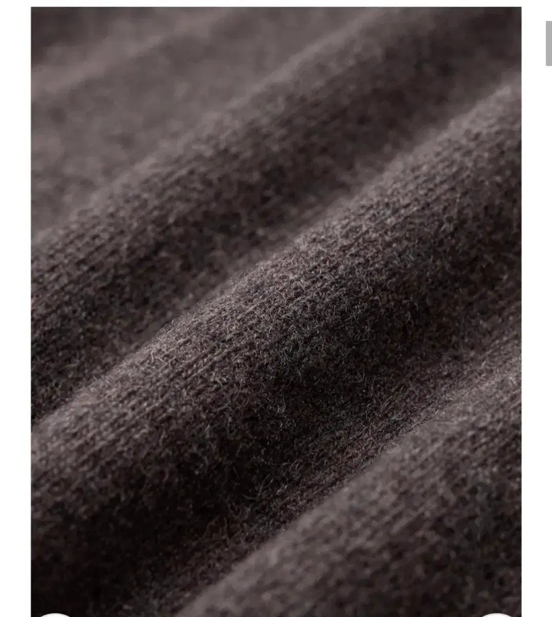  YUNION BLUE ユニオンブルー カシミア ウール ニット モカブラウン L ほぼ ニット セーター トップス