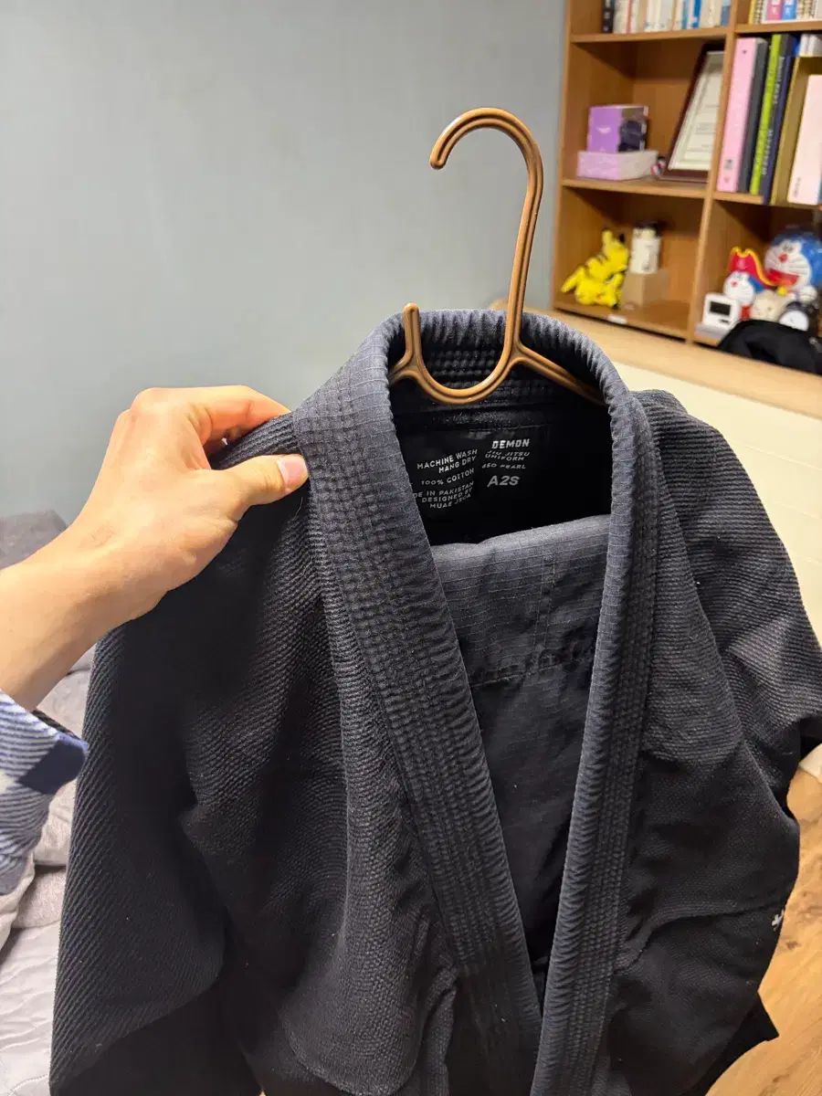 デモン 柔術 Jiu-Jitsu 柔道着 A 2 S ブラック カラー 良し