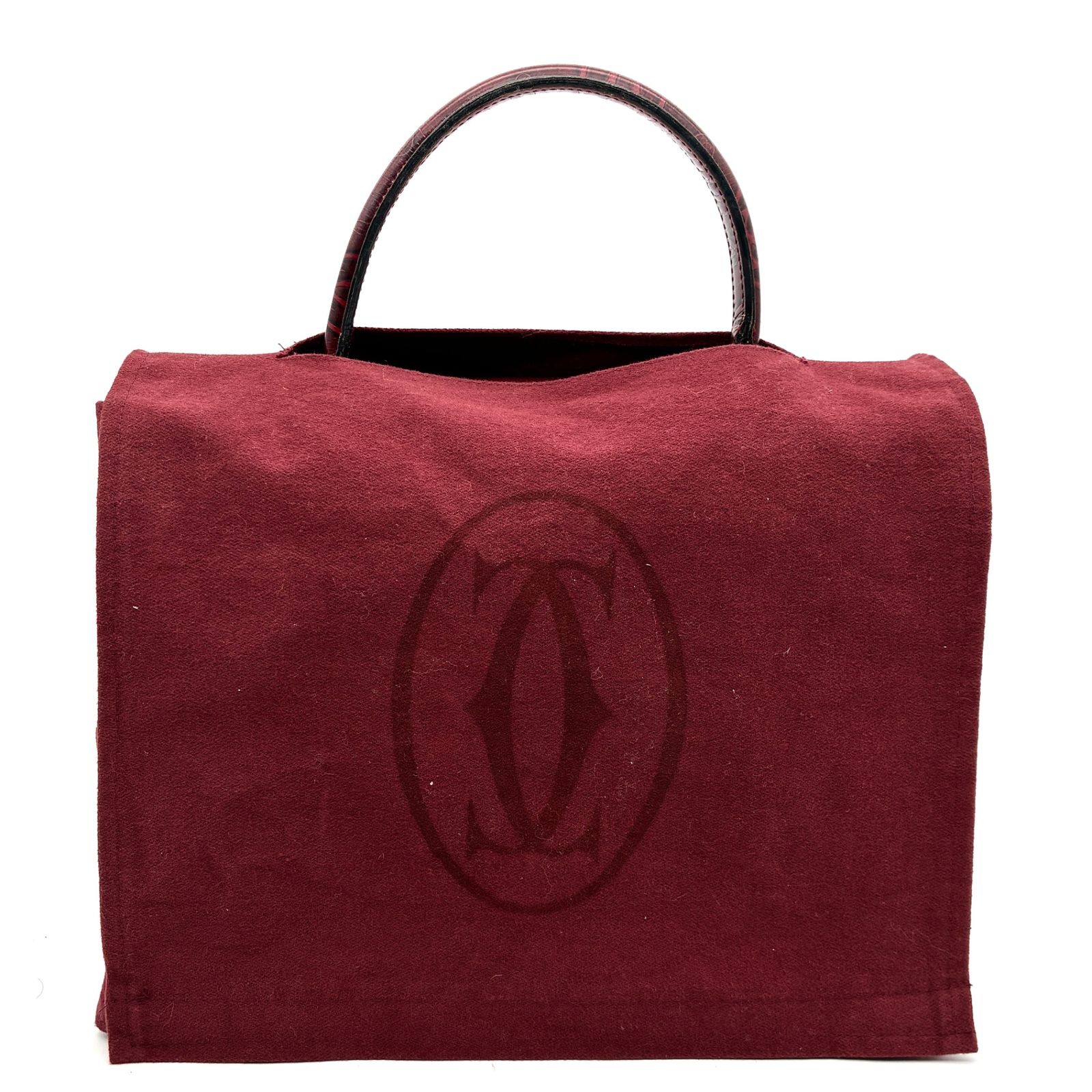 ✨極希少✨美品 ●カルティエ ハンドバッグ ハッピーバースデー マストライン 希少・正規品 カルティエ ハッピーバースデー ハンドバッグ 総柄