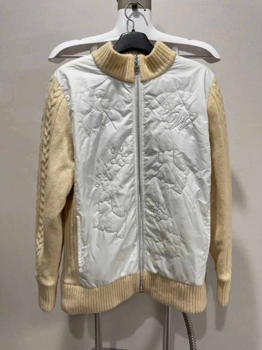 ブラック＆ホワイト レディース ダウン ゴルフ ウェア