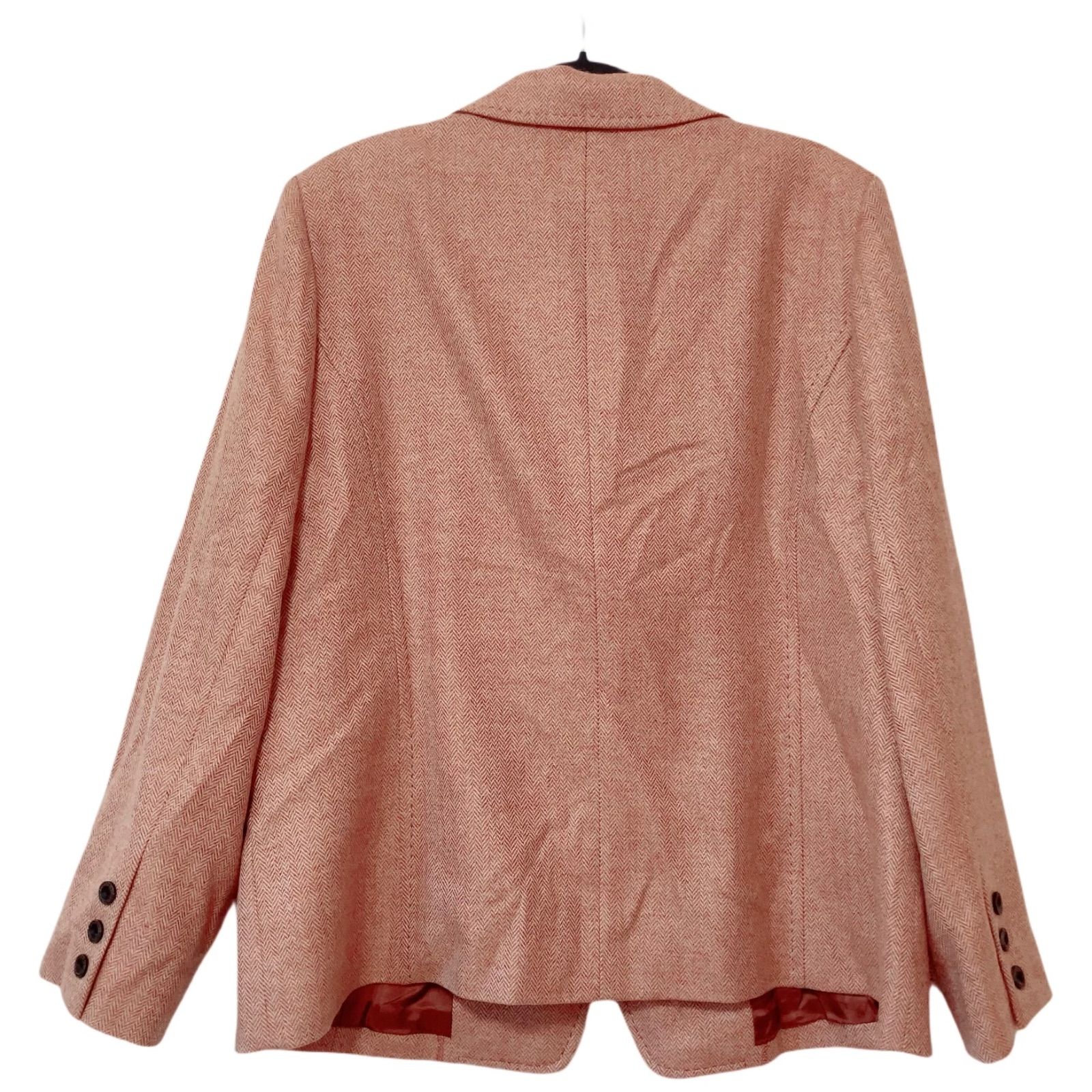 ZK1【美品】Leilian レリアン カシミヤ ツィードテーラードジャケット