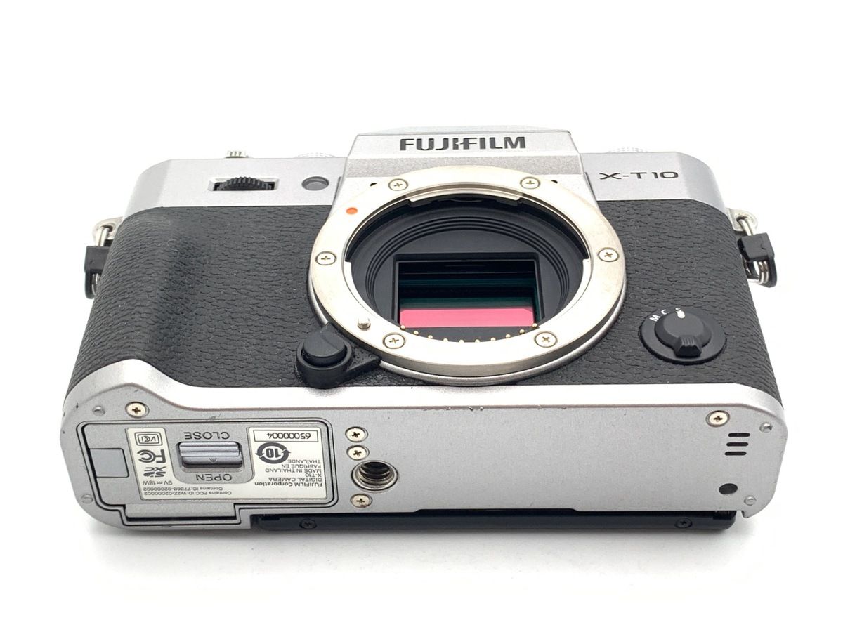  並品 フジフイルム X-T 10 ボディ シルバー ミラーレス一眼 デジタルカメラ