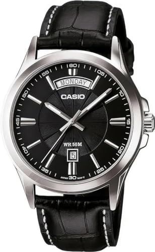カシオ CASIO アナログ クオーツ メンズ 腕時計 MTP-1381 L-1 AV ブラック 海外モデル 並行輸入品 7 c 8 df 394