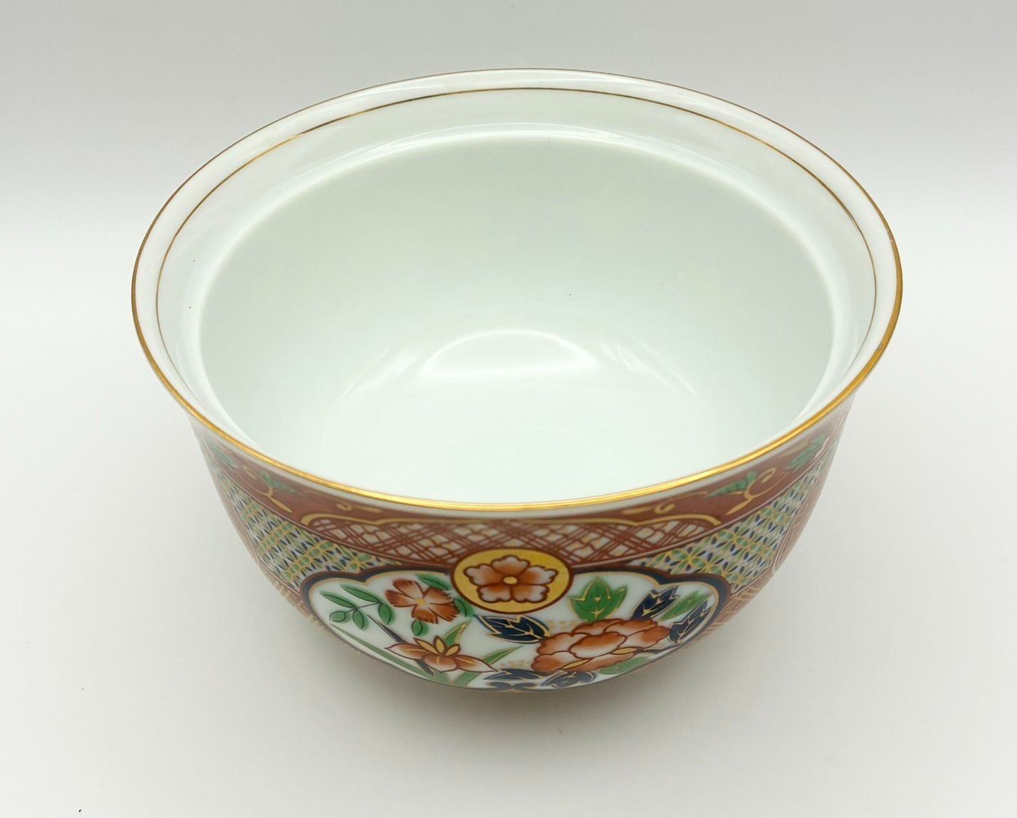  5客揃え 前畑陶器 庫山窯 色絵金彩古伊万里 浪漫 蓋付き丼ぶり 返金保証 飯碗 食器