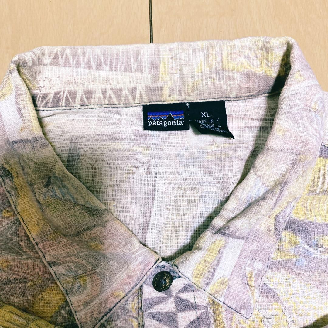 希少 90's Patagonia A/C shirt 壁画デザイン - メルカリ