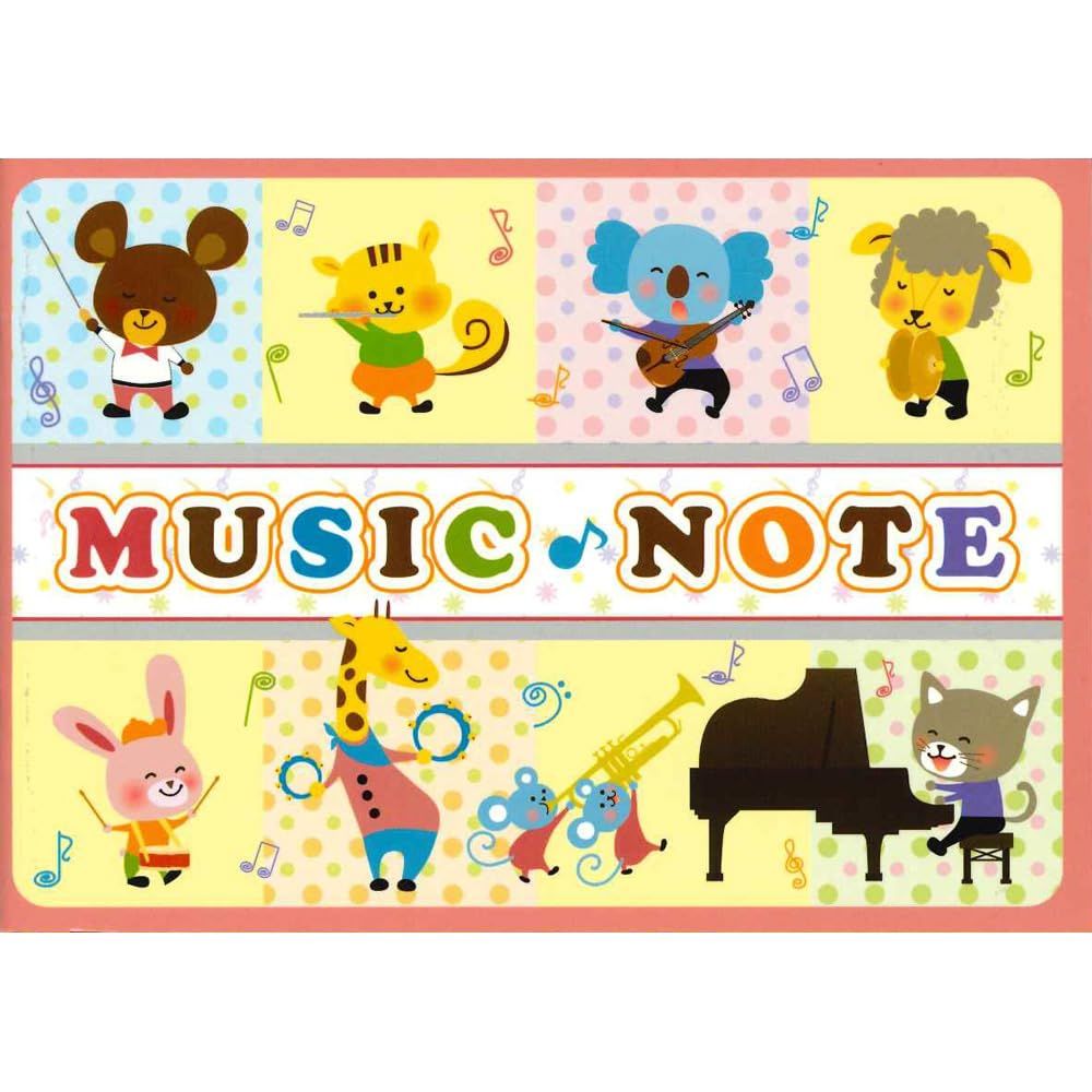 クープ COOPE ＣＮ－４３ ミュージックノート音楽会 シール付 10冊入り