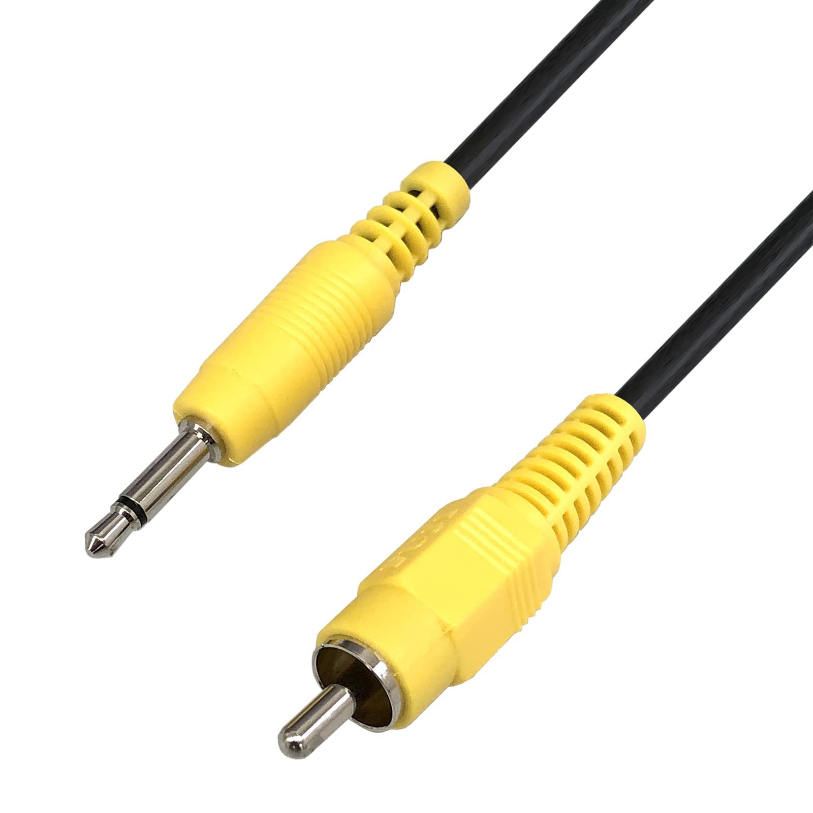 フジパーツ 3.5 mm ミニプラグ RCA 変換ケーブル モノラルミニプラグ オス - ケーブル 5 m 高純度99.996％OFC無酸素銅コード 140-5