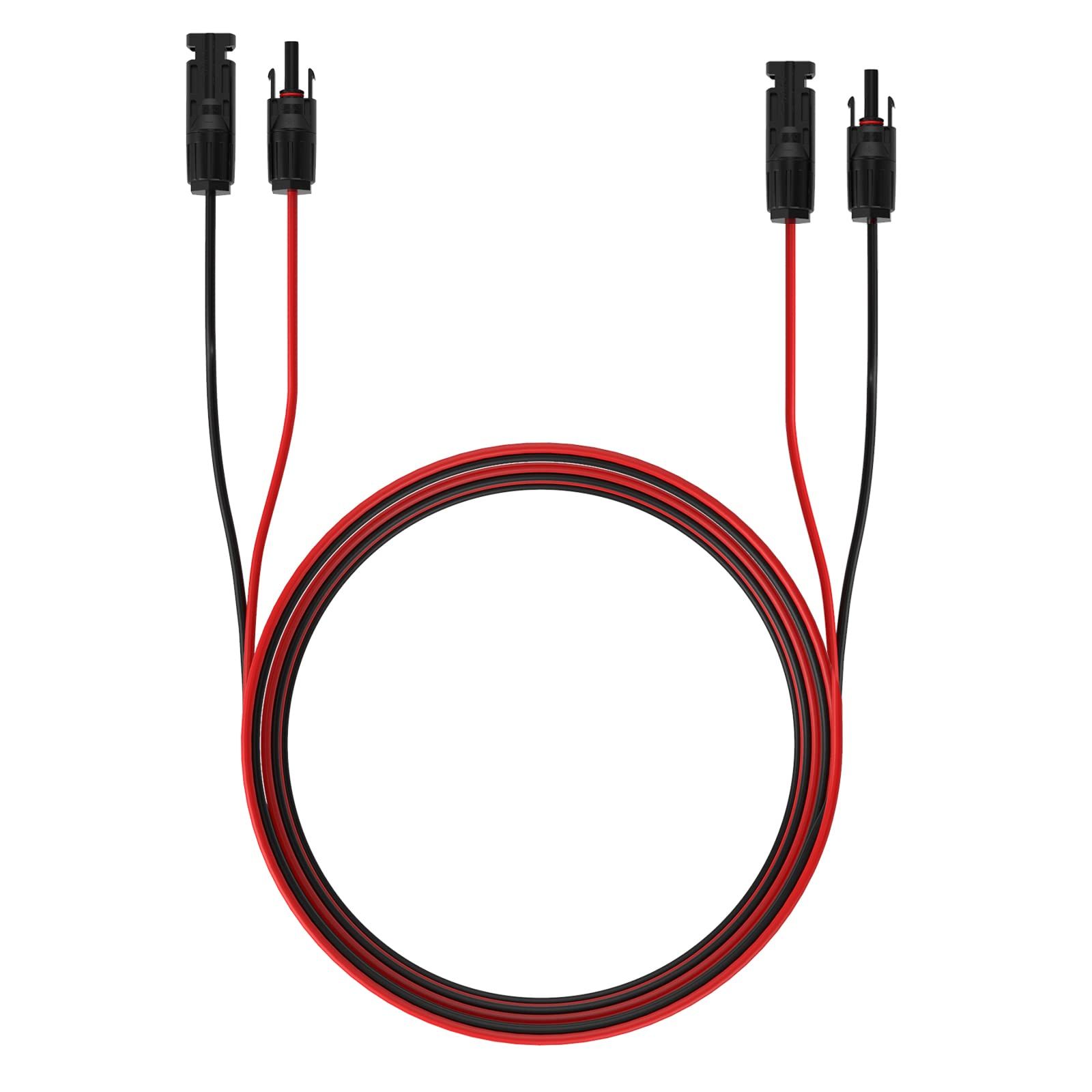 ソーラー延長ケーブル 1.5 M Multi-Contact 4 mm延長ケーブル 14 AWGソーラーパネル複数枚直列|並列接続延長用Multi-Contact mmコネクタ型ケーブル 2本 - |