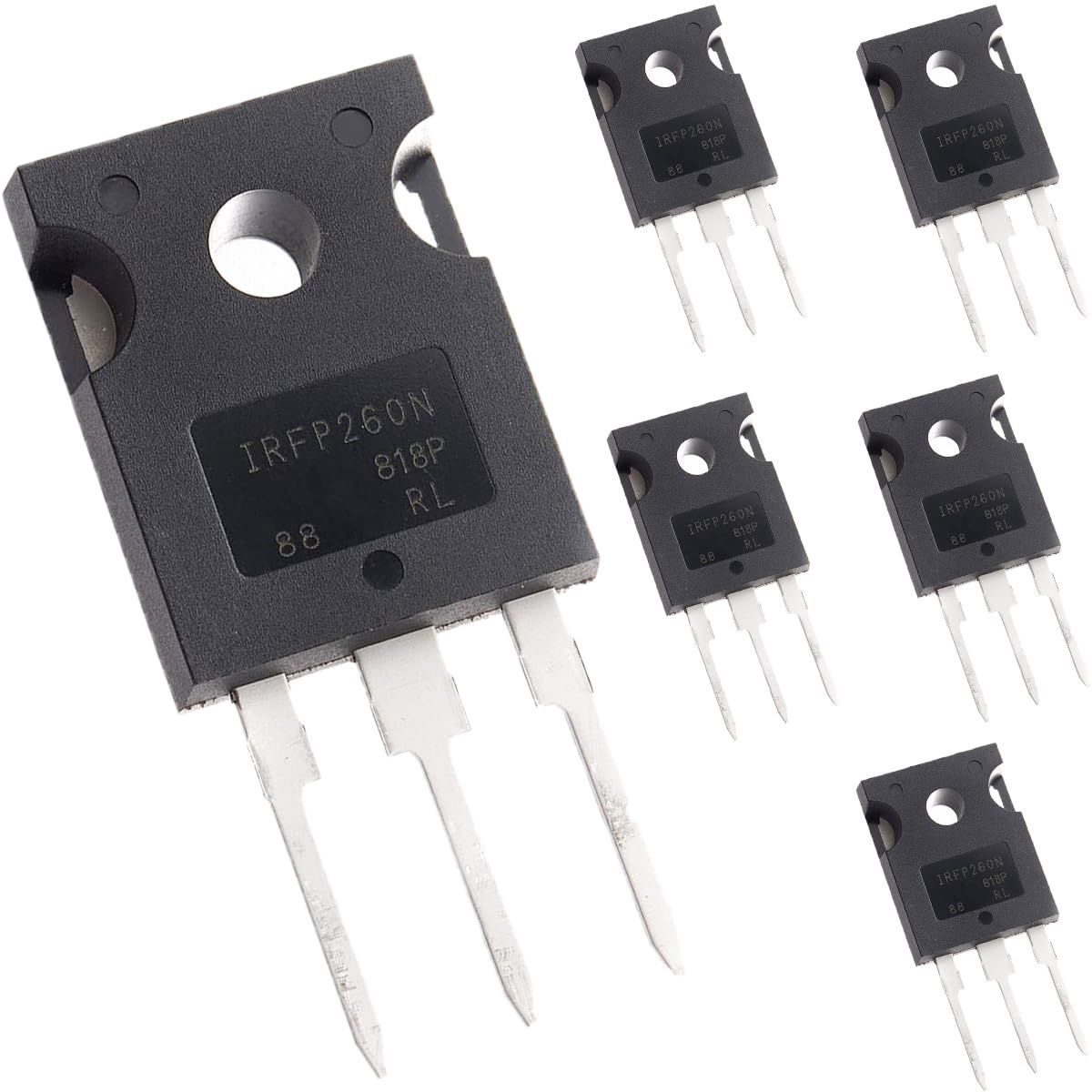 MOSFETトランジスタIRFP 260 200 V 50 A パワーMOSFETトランジスタ Nチャンネル TO 247 電子回路DIY用