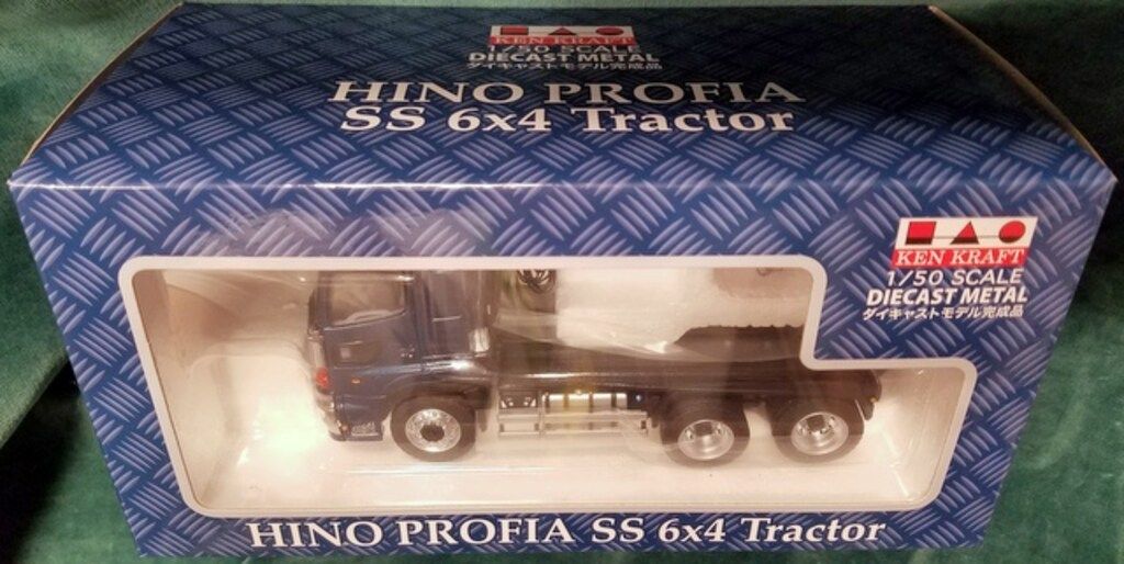 Platz 1 50 日野プロフィア SS 6 x 4 ロールーフ ダークブルーメタリック