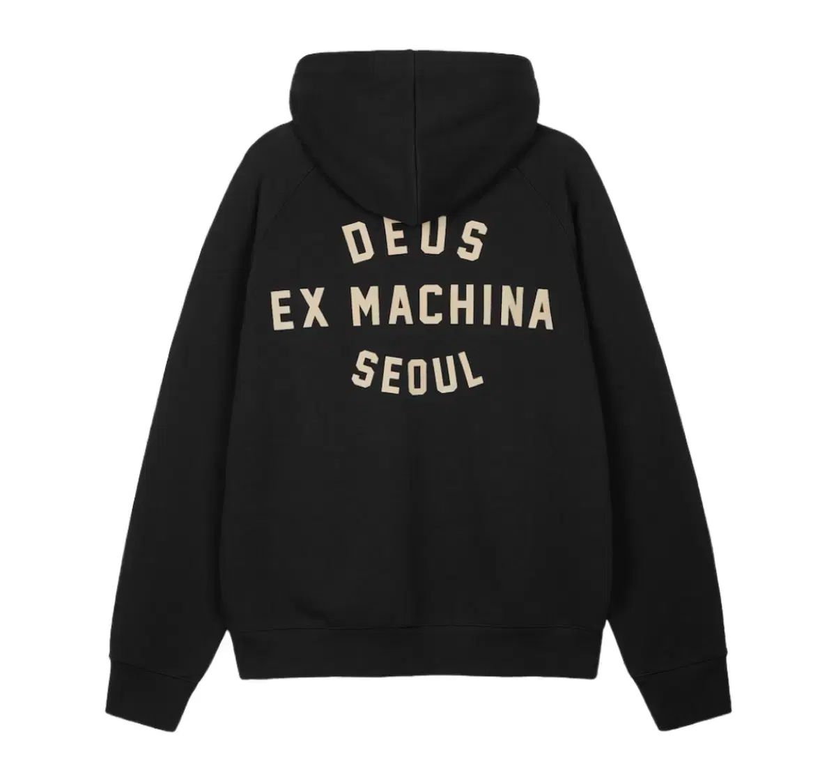 DEUS EX MACHINA ソウル カレッジ アドレス フーディー ブラックS
